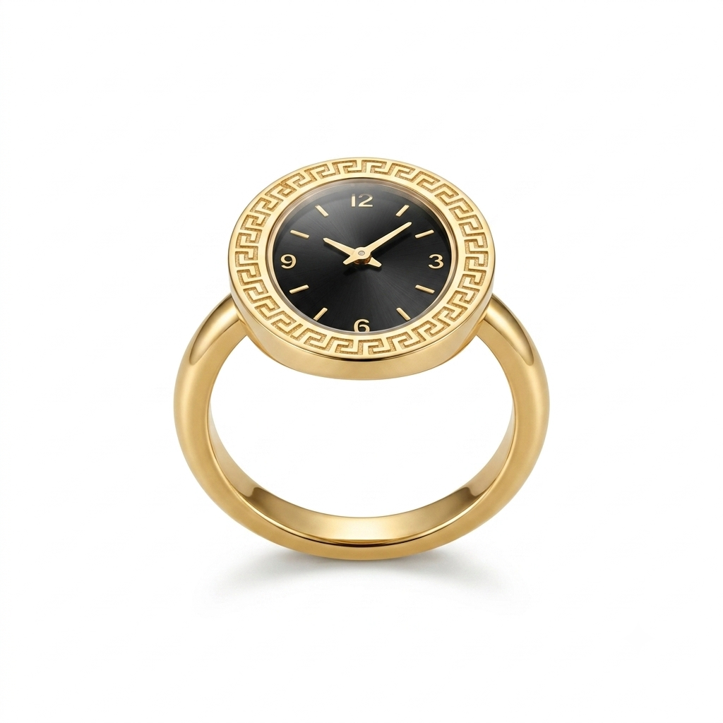 Clock Ring for Men & Women