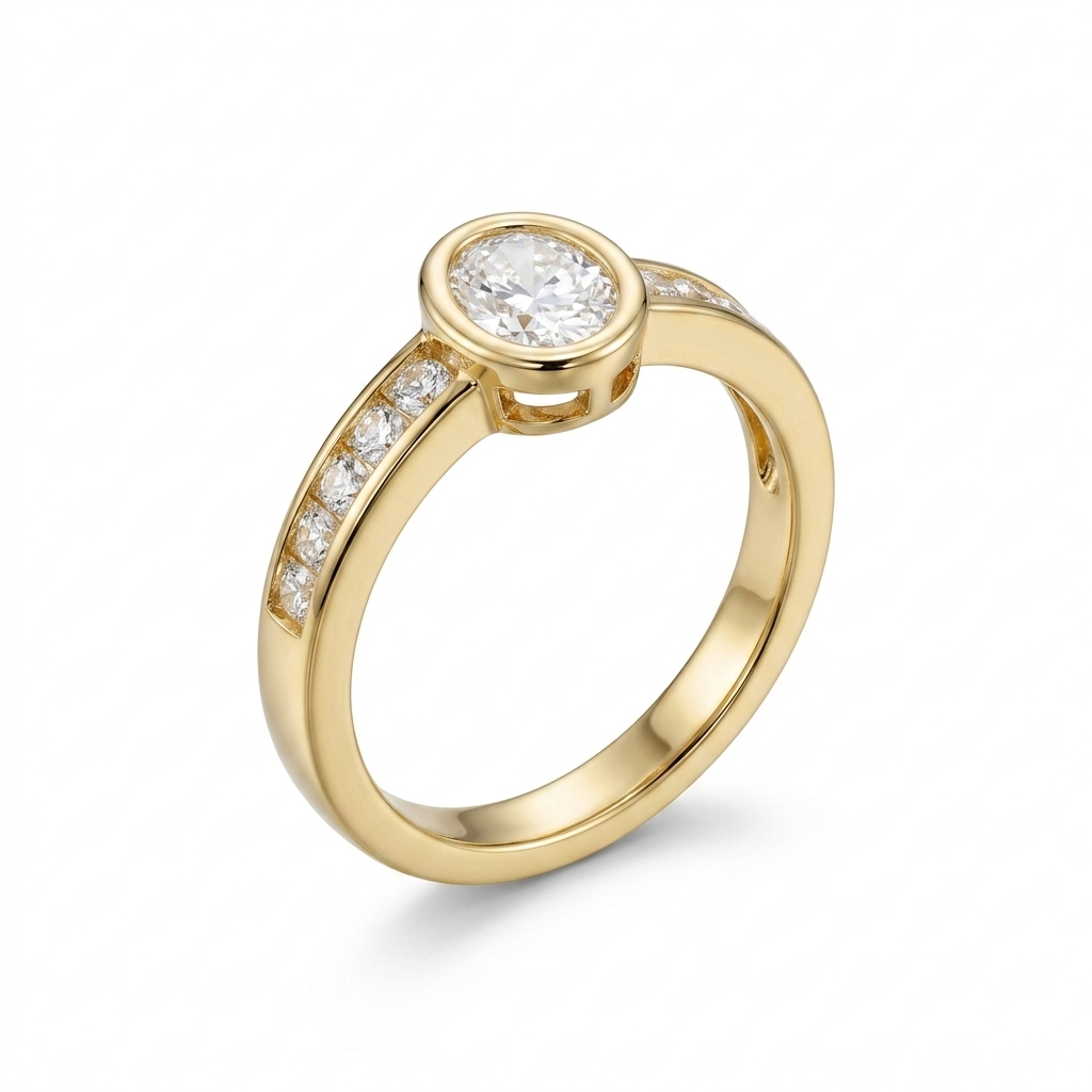 Elegant Golden Ring for Womens