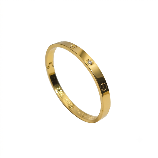 Luxury Cartier Style Hand Cuff Bracelet – Stainless Steel