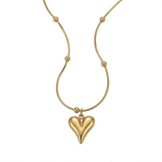 Heart Locket Necklace for Women