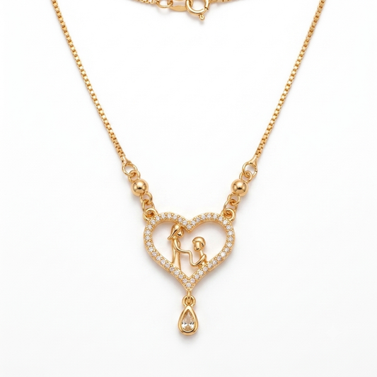 Elegant Heart Locket Necklace for Women