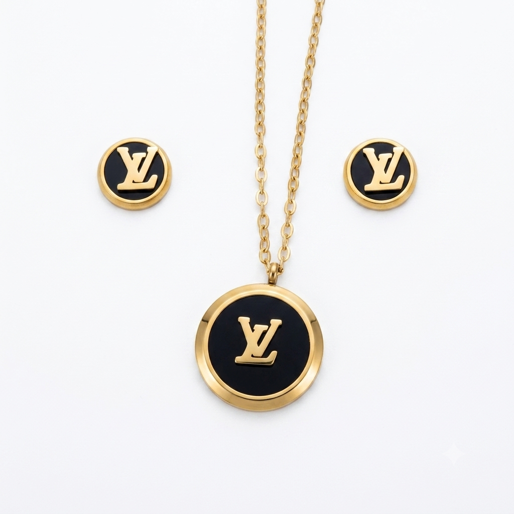 Luxury YXL Locket Set with Earrings for Women