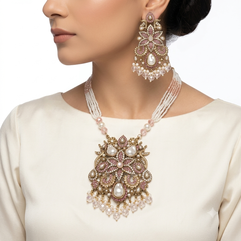 Elegant Jewellery Set for Women – Necklace & Earrings | Premium Fashion Jewellery