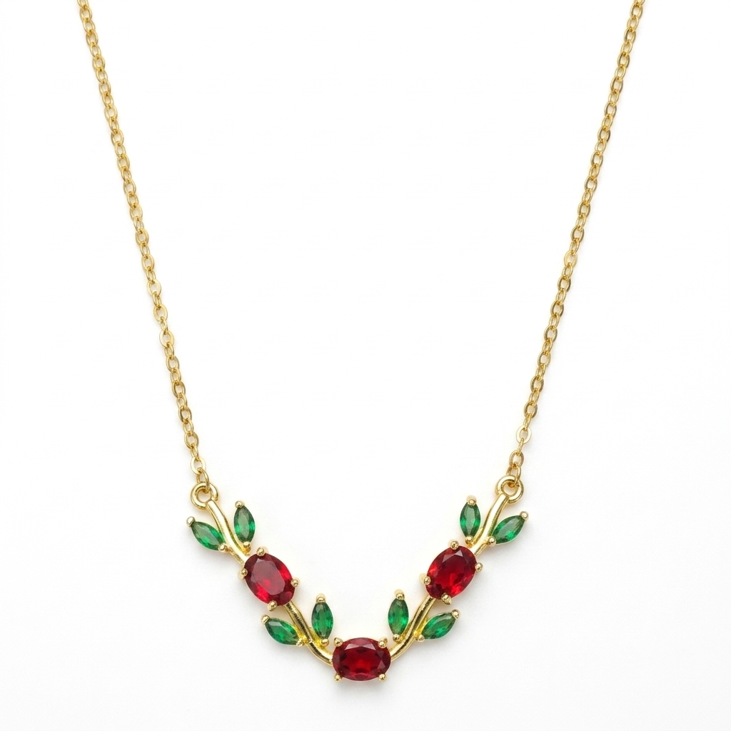 Tulip Necklace for Women | Elegant Floral Pendant Necklace