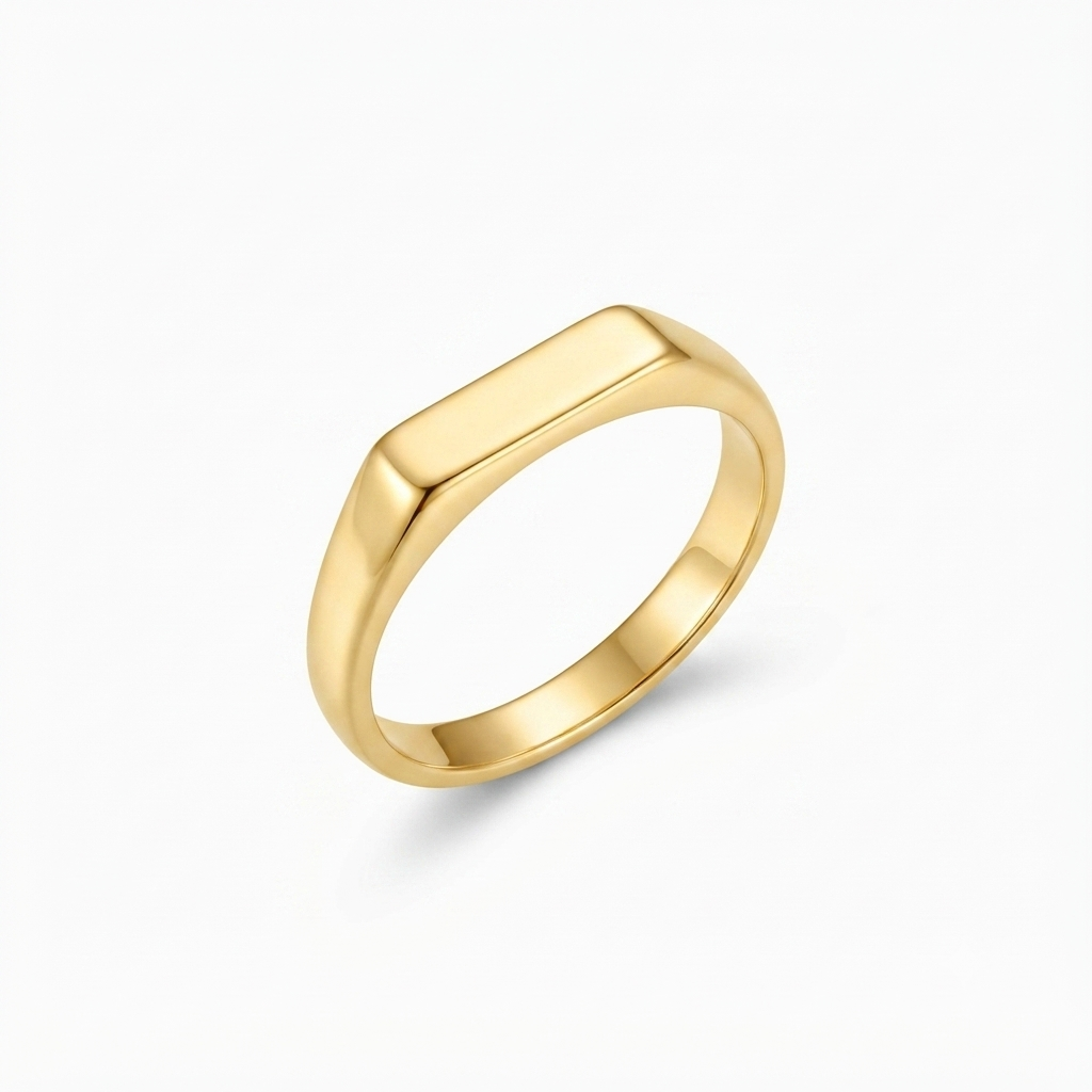 Elegant Golden Ring for Men & Women | Simple & Decent Design