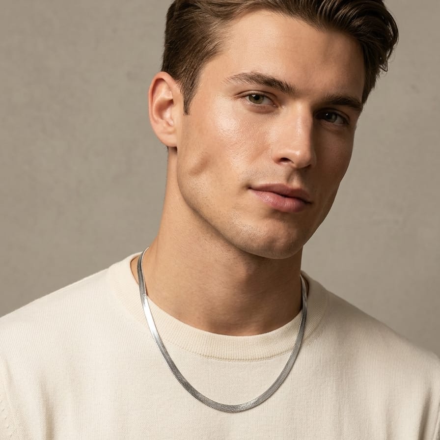 Premium Silver Chain Necklace for Men & Women