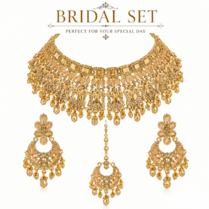 Luxury Gold Bridal Jewelry Set for Women