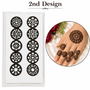 Full Hand Mehndi Stencil Design