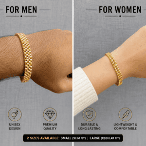 Premium Gold Bracelet for Men & Women