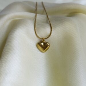golden heart locket