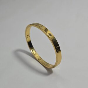 Luxury Cartier Style Hand Cuff Bracelet – Stainless Steel