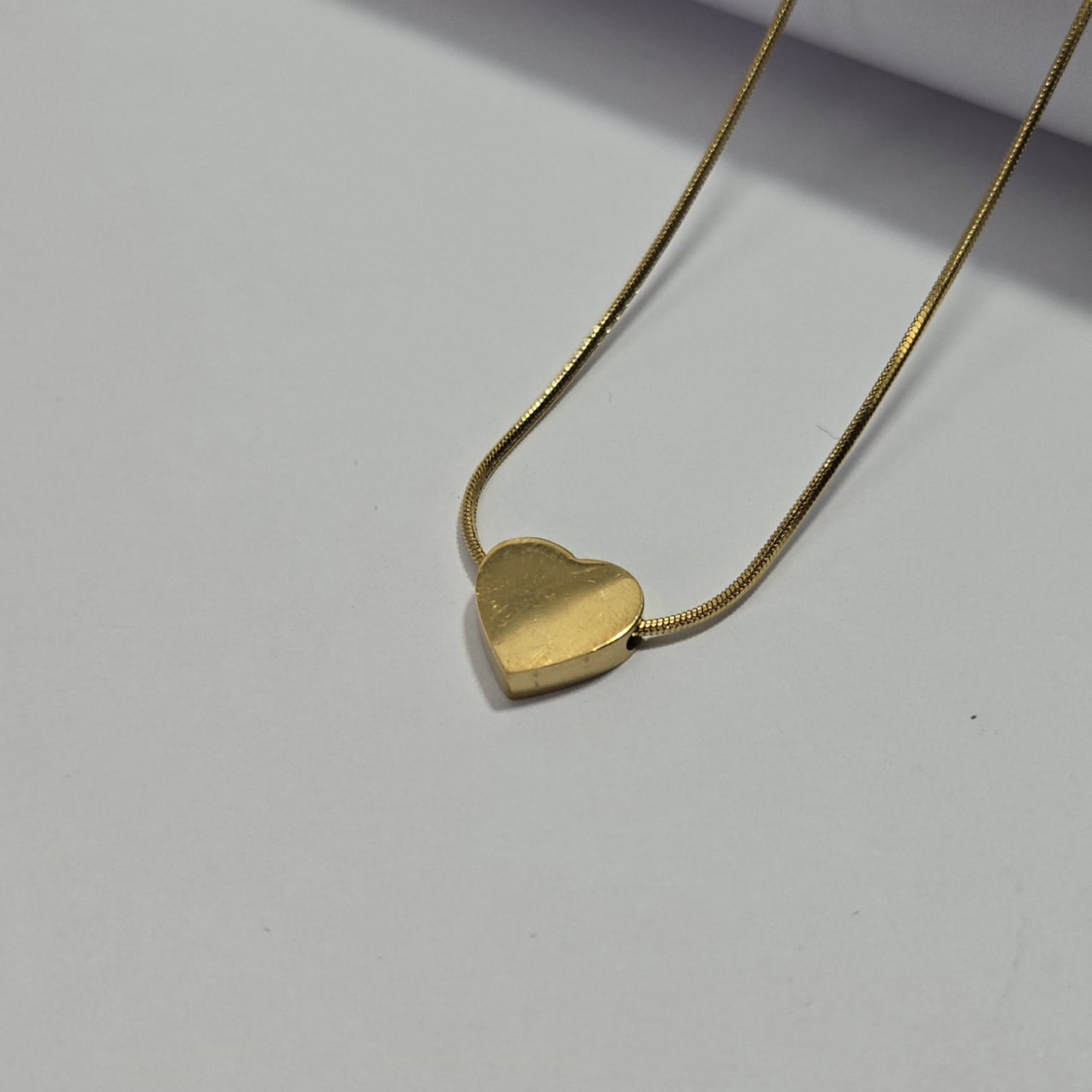 Small Decent Heart Locket Necklace for Women