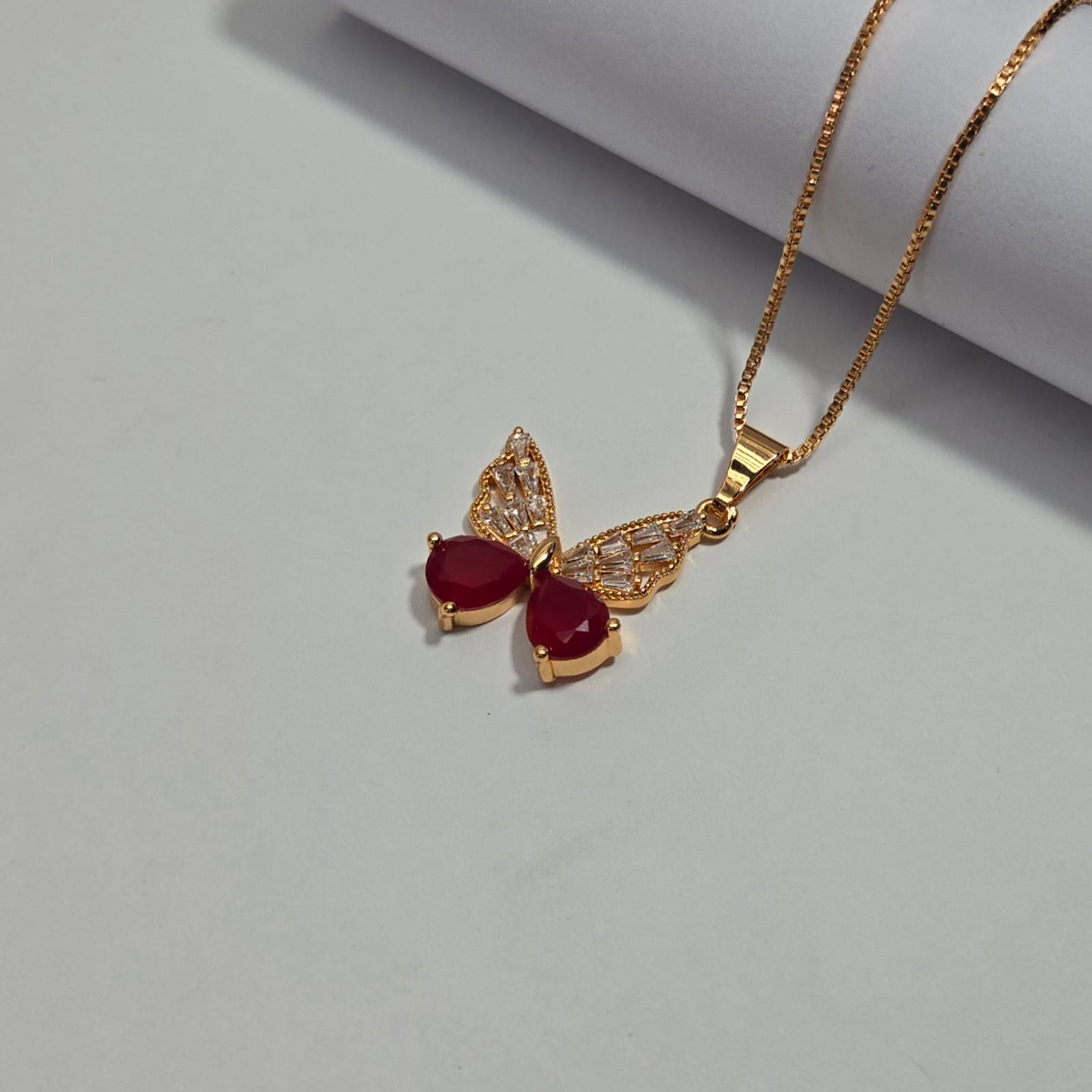 Elegant Butterfly Locket Necklace for Women