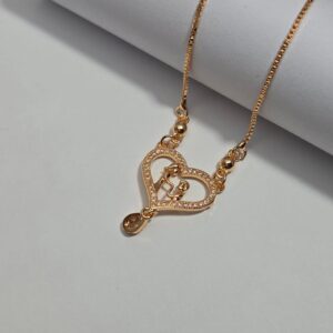 Elegant Heart Locket Necklace for Women