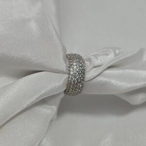 Premium Silver Zircon Ring for Women
