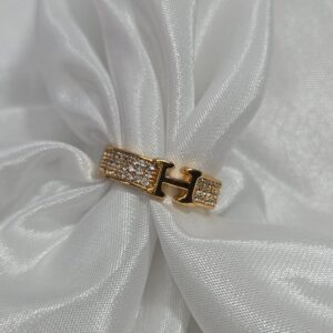 Stylish Letter H Alphabet Ring for Women