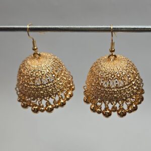 Elegant Orange Jhumky Earrings for Women