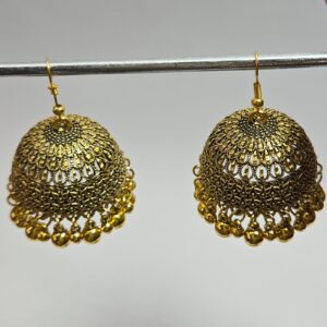 Elegant Golden Jhumky Earrings for Women
