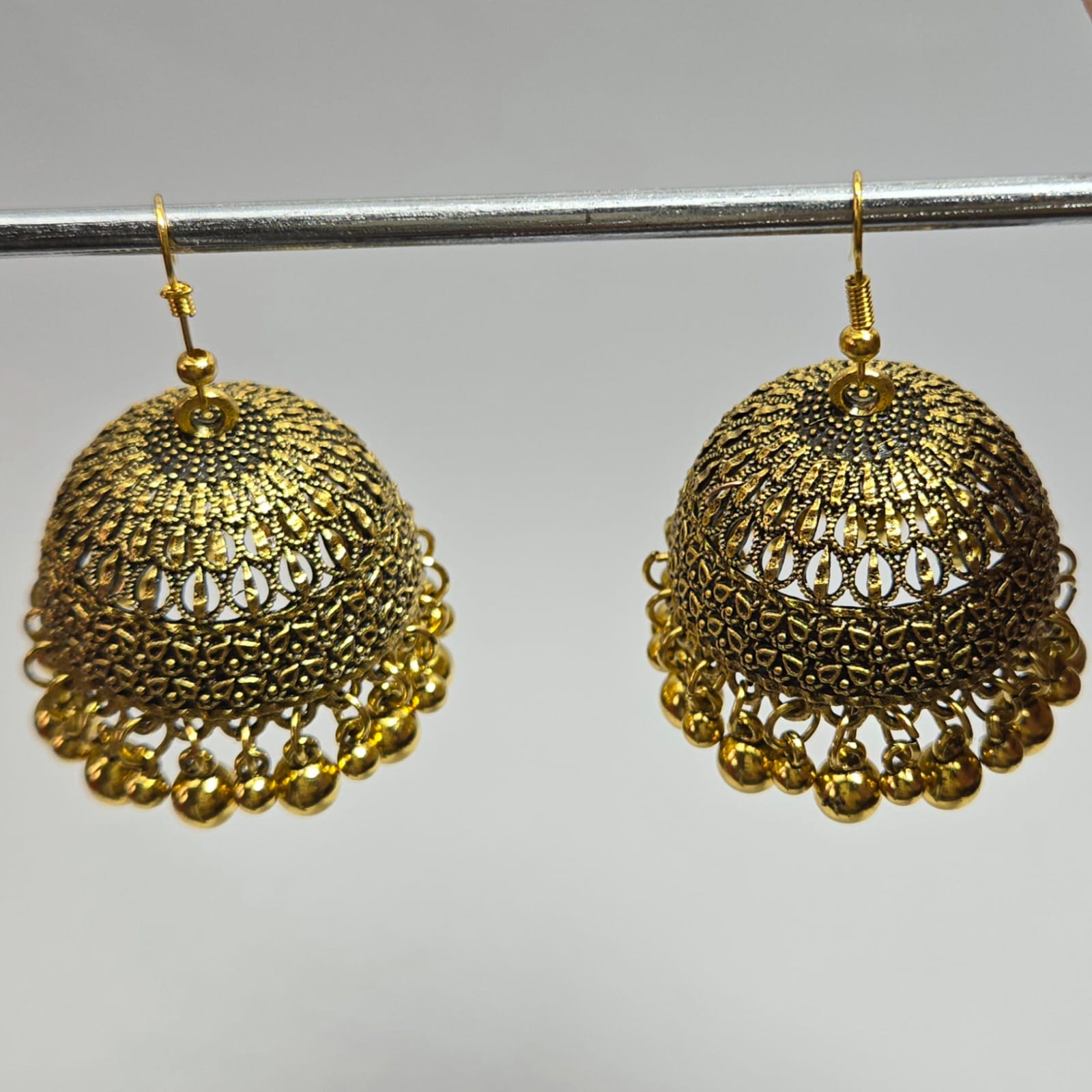Elegant Golden Jhumky Earrings for Women