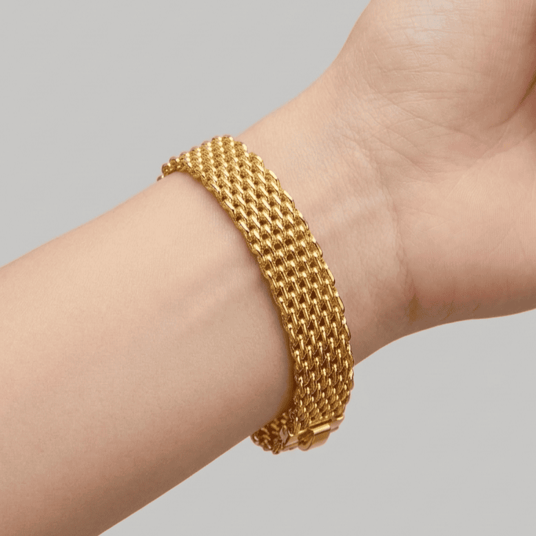 Simple & Elegant Thick Bracelet for Men & Women